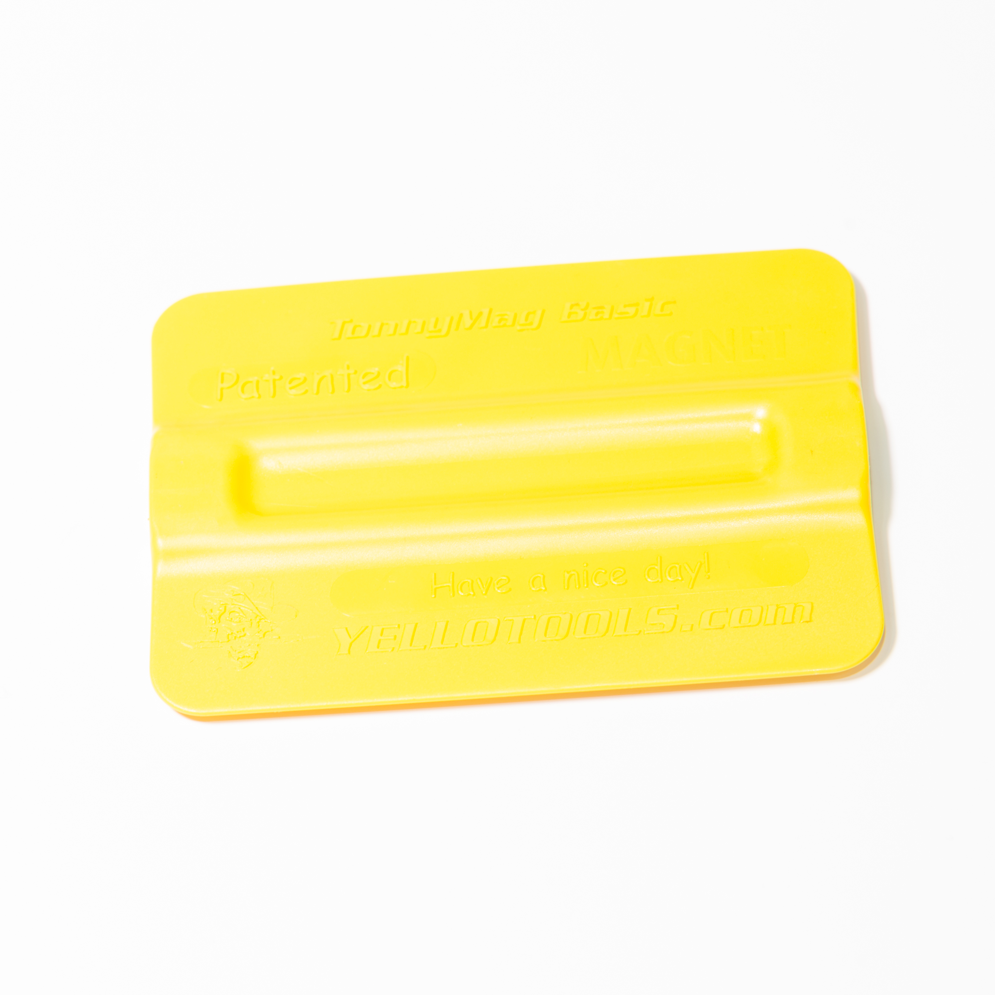 Ракель YT TonyMag Basic Antistatic, жесткость 70, желтый, 100х75 мм